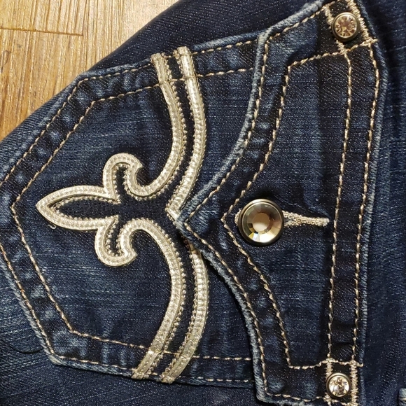 Rock revival elena boot cut crystal bling jeans - Picture 7 of 7